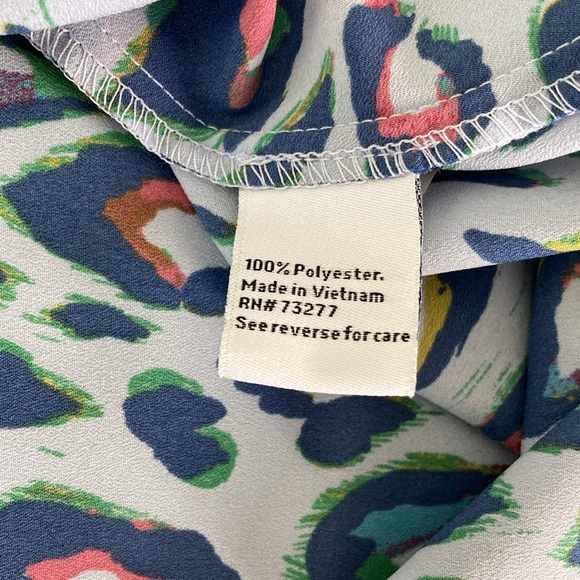 Nine West Blue Leopard Print Cami & Skirt 2 Piece Set - Picture 10 of 14